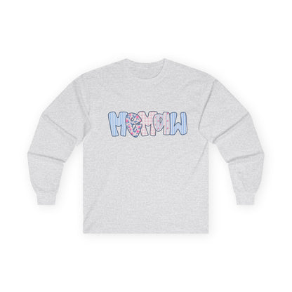Memaw Pink & Blue Floral Long Sleeve