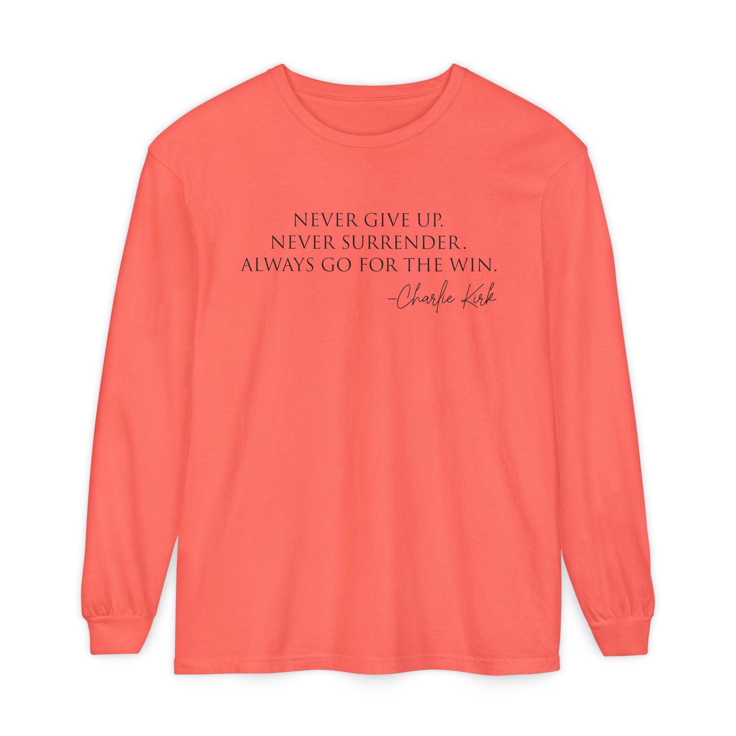 Inspirational Long Sleeve T-Shirt - Motivational Quote Tee, Casual Wear, Gift for Friends, Cozy Apparel, Encouragement Shirt