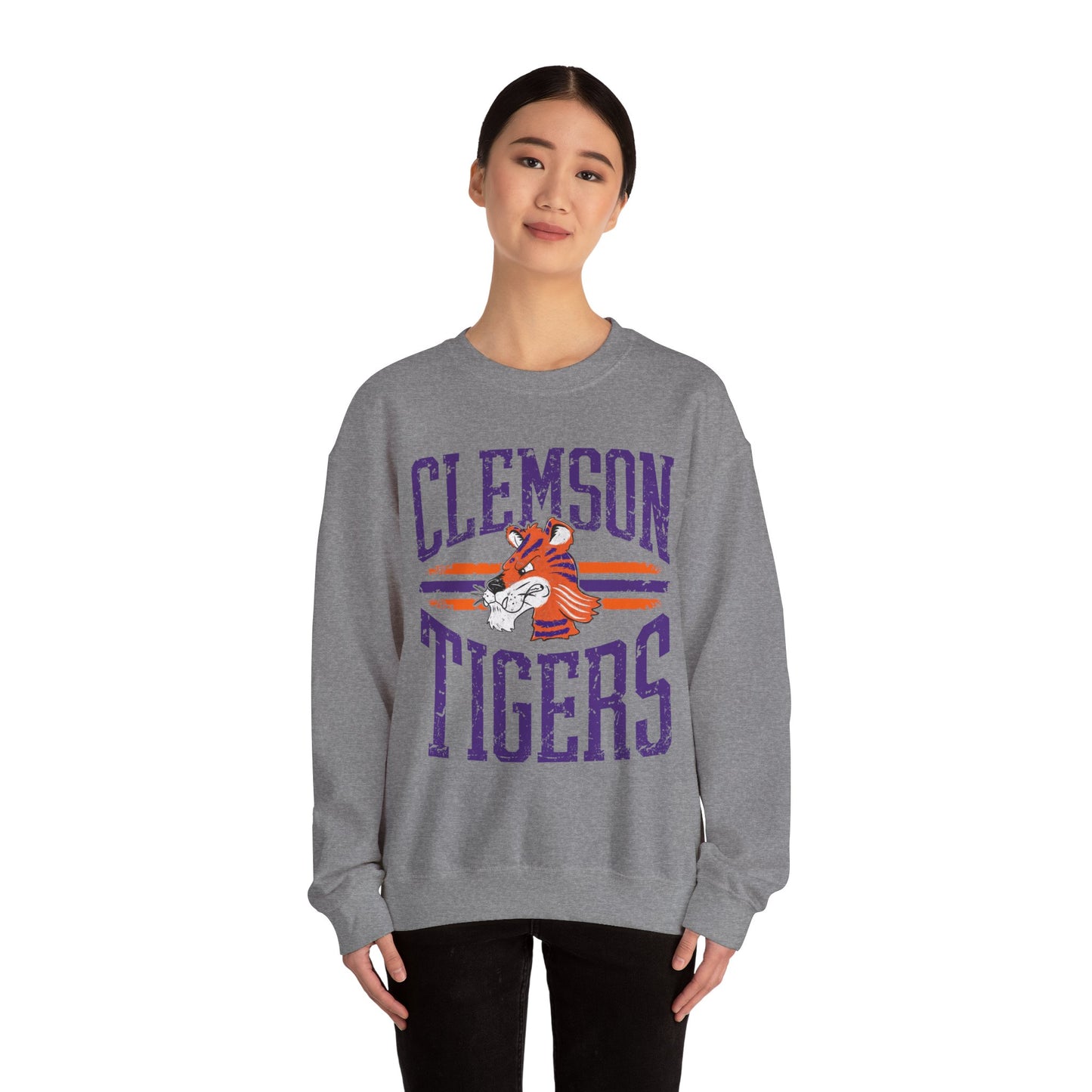 Clemson Tigers Crewneck Sweatshirt - Unisex Sweatshirt for Game Day, College Apparel, Sports Fan, Gift Idea, Casual Wear