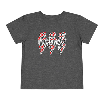 Mustang Lightning Toddler Tee - Fun Kids Wear, Perfect for Birthdays, Family Gatherings, Playdates, and Everyday Adventures