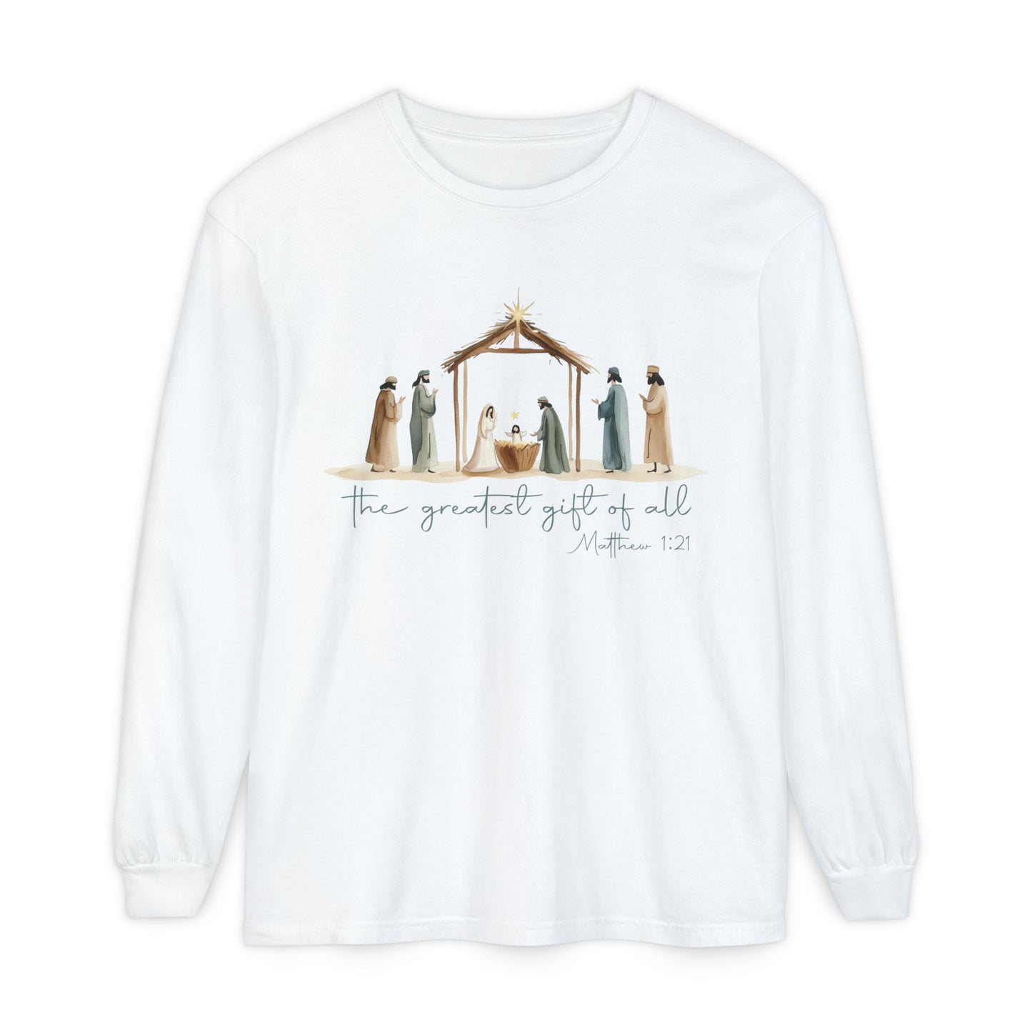 Garment-Dyed Long Sleeve T-Shirt Comfort Colors