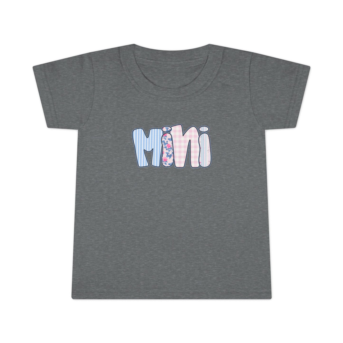 Toddler Mini Pink & Blue Floral T-Shirt