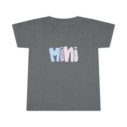 Toddler Mini Pink & Blue Floral T-Shirt