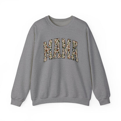 Mama Camouflage Crewneck Sweatshirt | Perfect Gift for Moms, Casual Wear, Comfortable Layering, Mother’s Day, Birthday