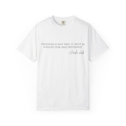 Freedom Quote Unisex T-Shirt, Motivational Tee, Gift for Activists, Casual Wear, Birthday Present, Statement Apparel