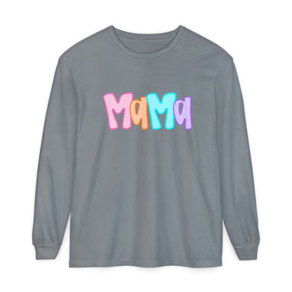 Mama Neon Comfort Colors Long Sleeve
