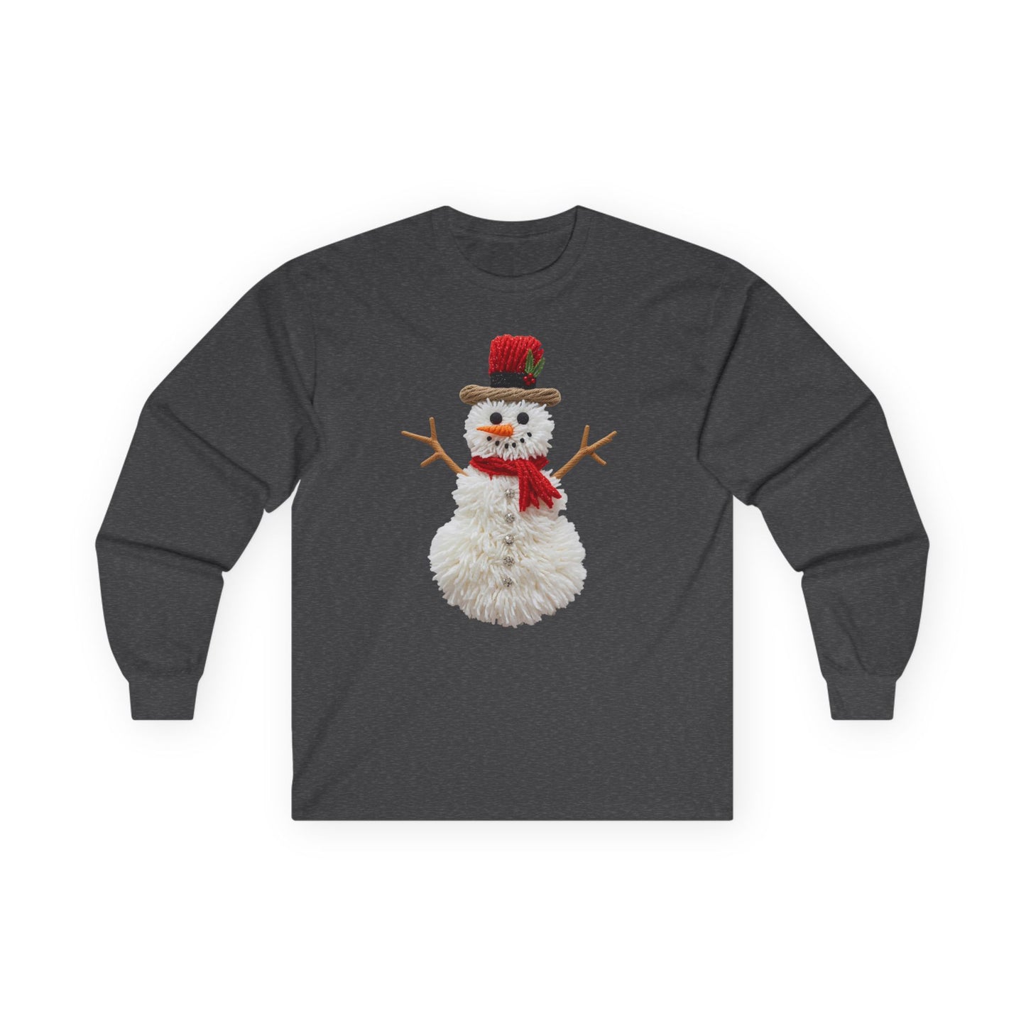Winter Snowman Long Sleeve Gildan