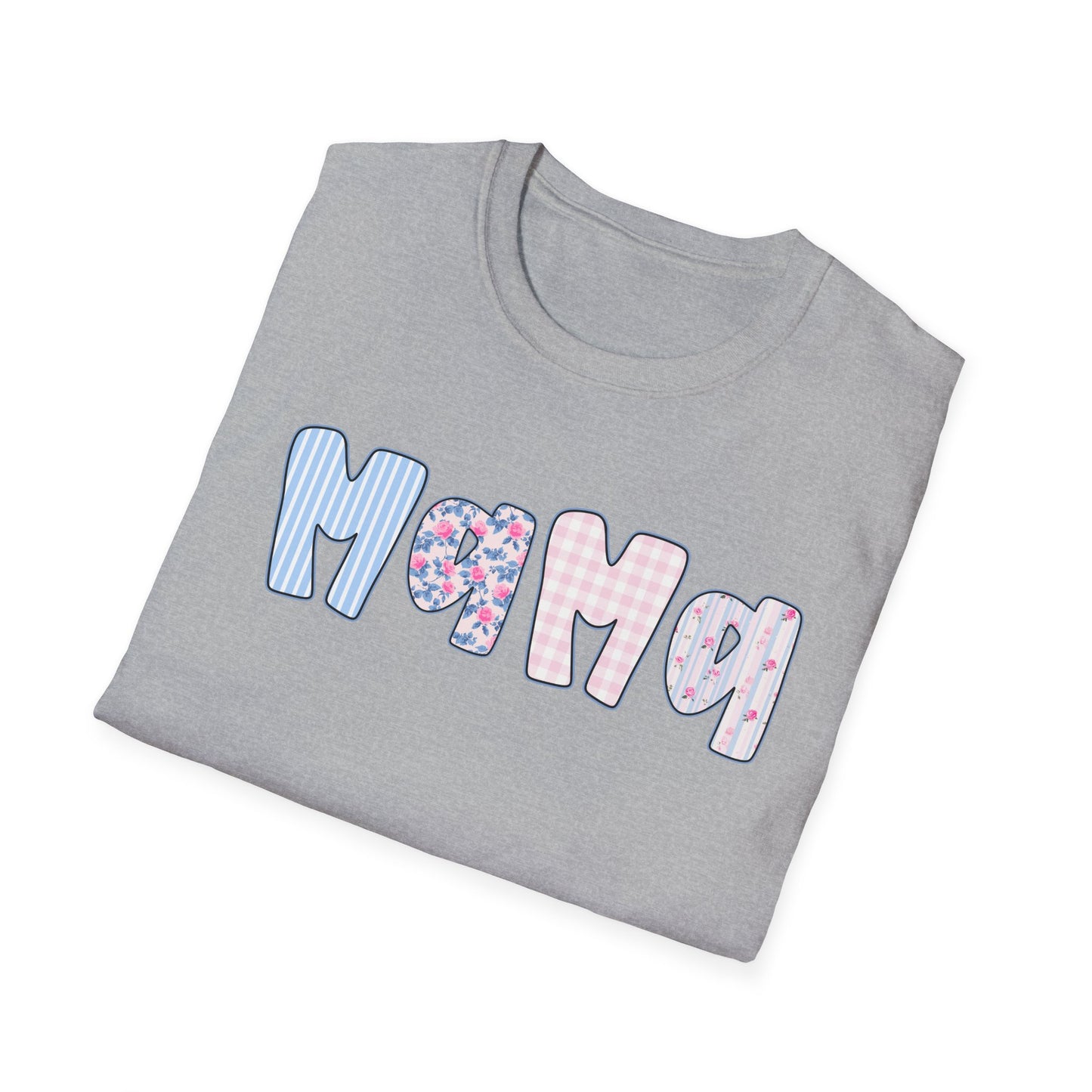 Mama Floral Letters T-Shirt