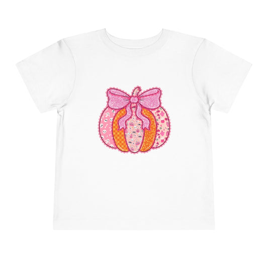 Toddler Tee with Cute Pumpkin