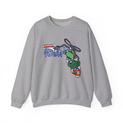 Florida Vibes Crewneck Sweatshirt | Unisex Graphic Top, Casual Wear, Gift for Him/Her, Vacation Essentials, Comfortable Style