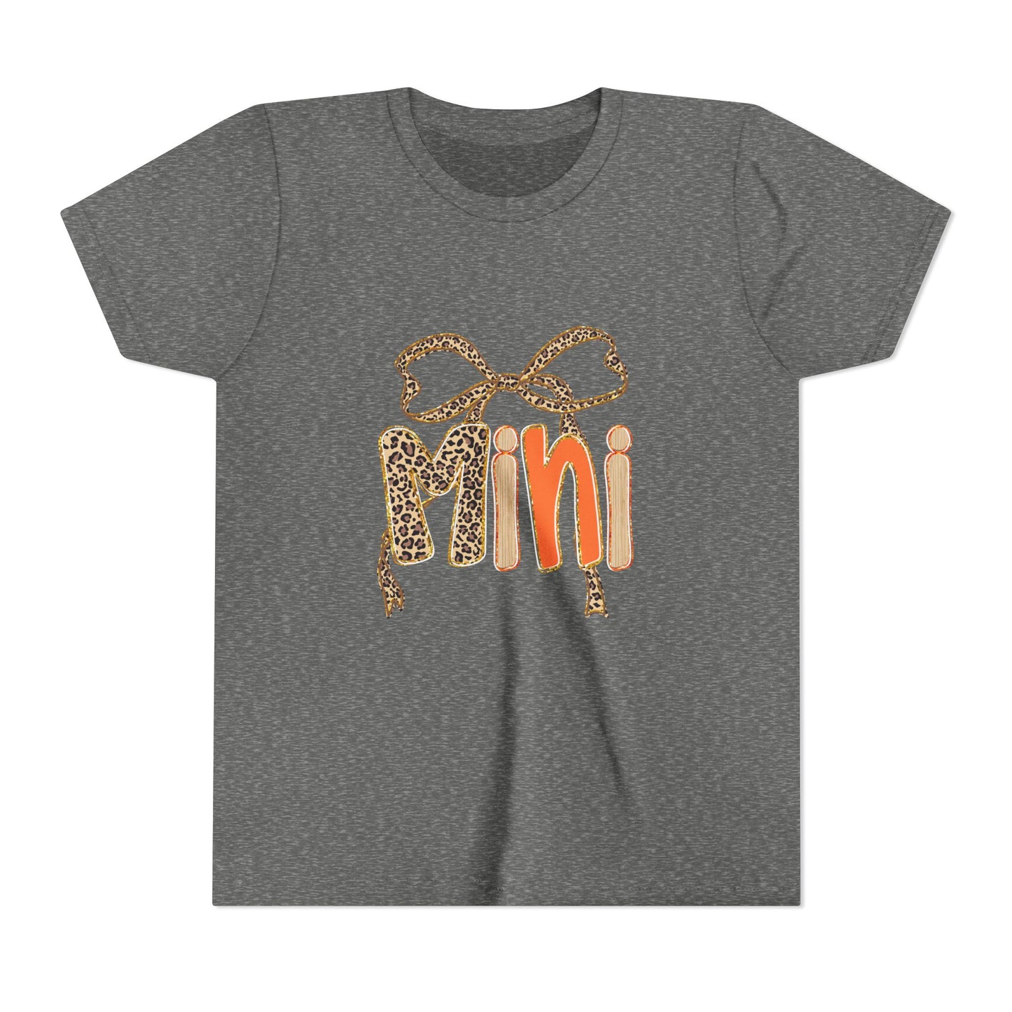 Mini Bow Youth Tee, Cute Kid's T-Shirt, Trendy Youth Apparel, Perfect for Birthdays, Fun Playtime Top, Gifts for Mini Fashionistas
