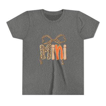 Mini Bow Youth Tee, Cute Kid's T-Shirt, Trendy Youth Apparel, Perfect for Birthdays, Fun Playtime Top, Gifts for Mini Fashionistas