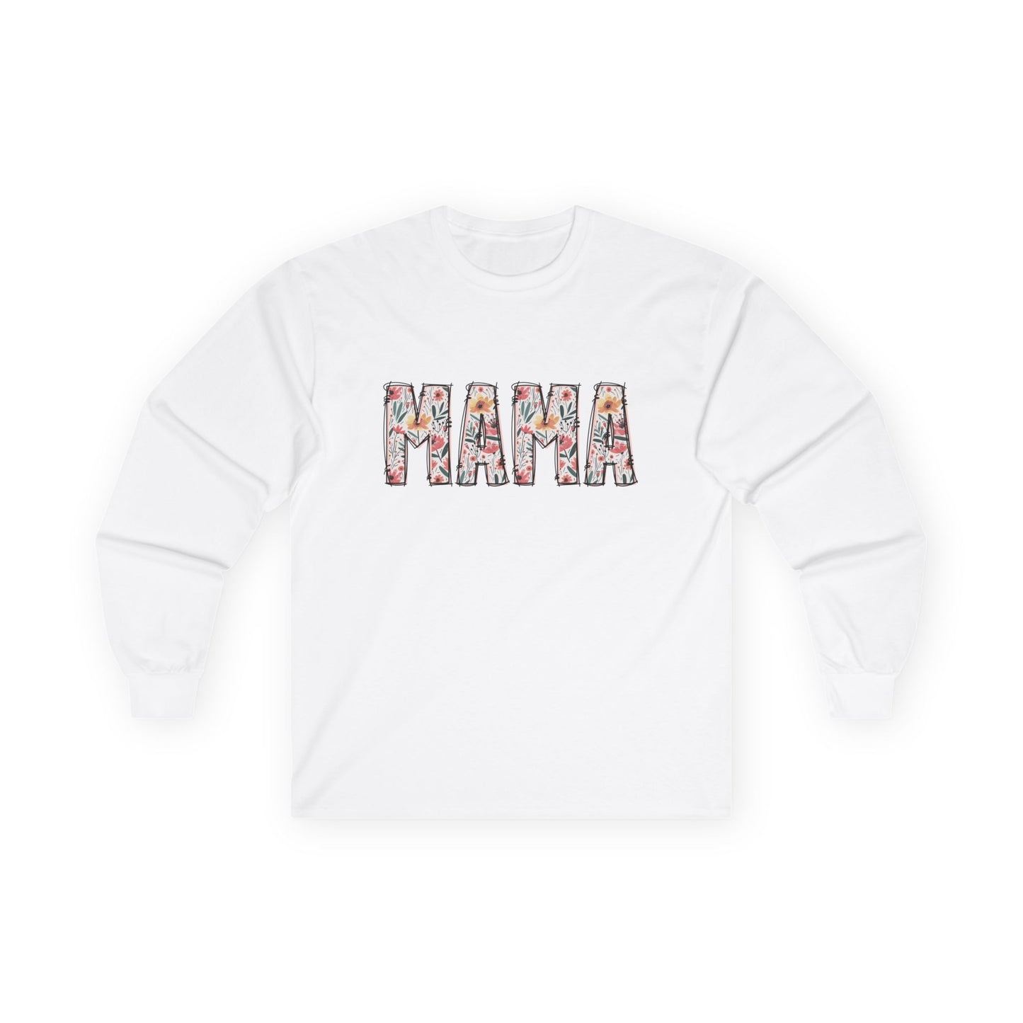 Mama Floral Long Sleeve Tee
