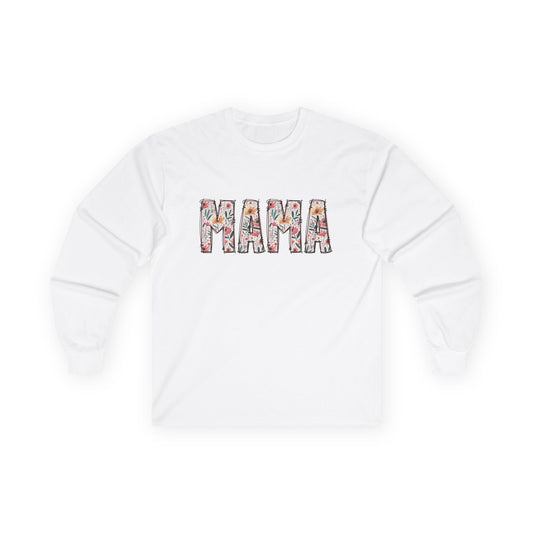 Mama Floral Long Sleeve Tee