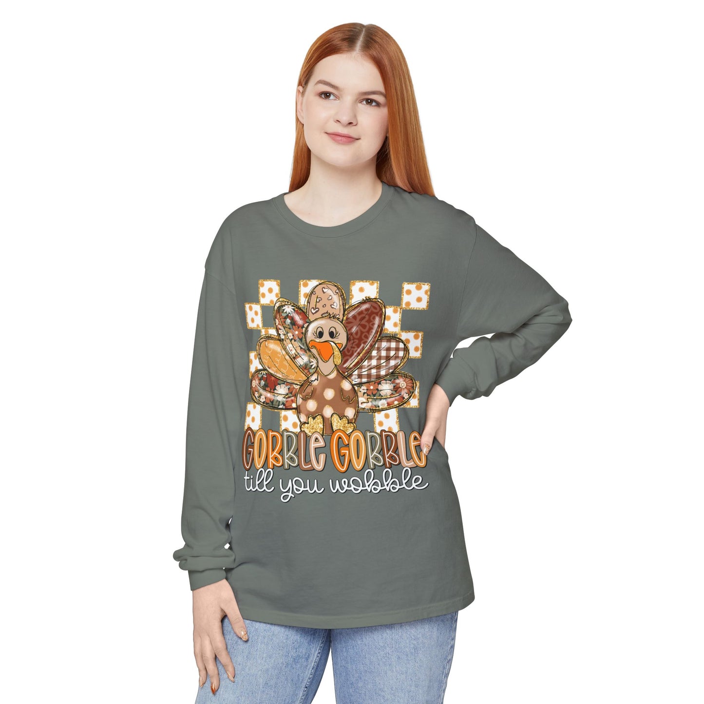Thanksgiving Turkey Long Sleeve Tee
