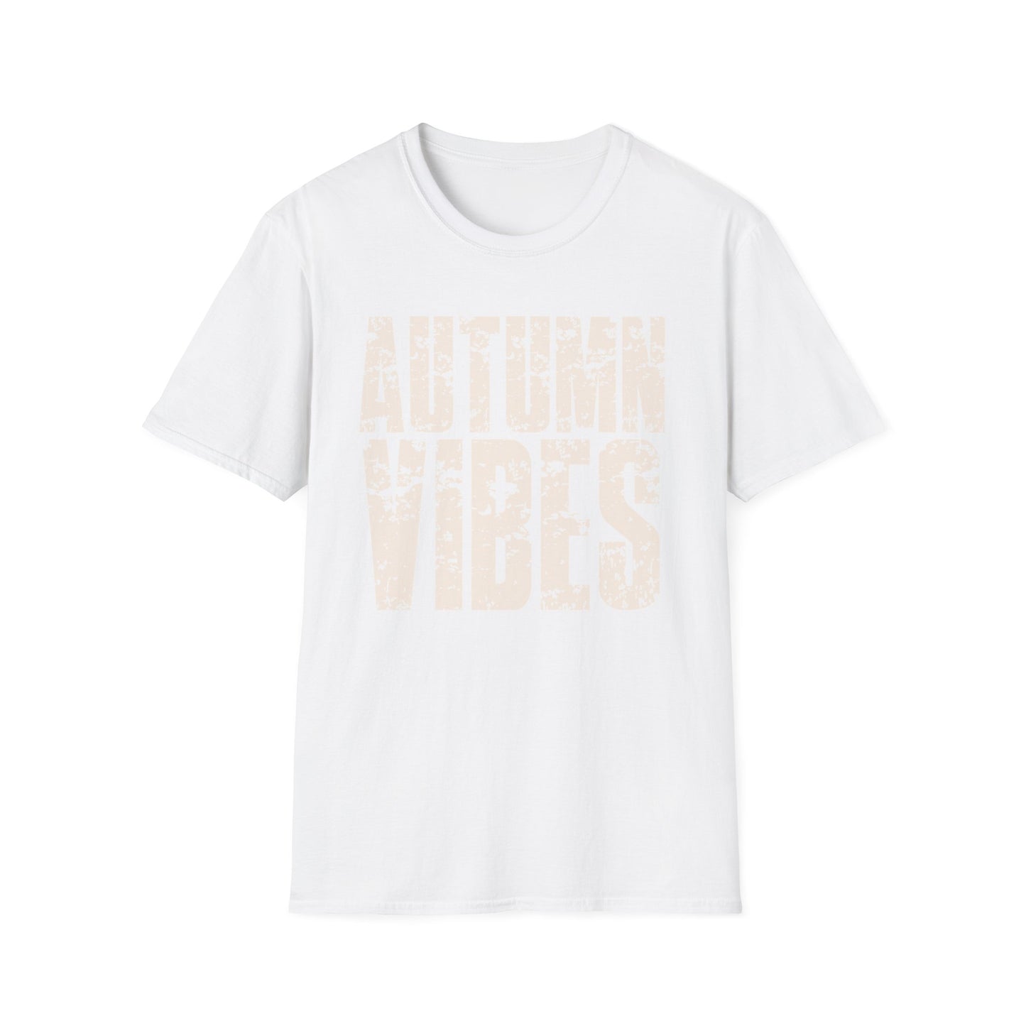 Autumn Vibes Gildan Softstyle T-Shirt | Cozy Fall Tee, Seasonal Fashion, Casual Wear, Gift for Her, Nature Lover's Apparel