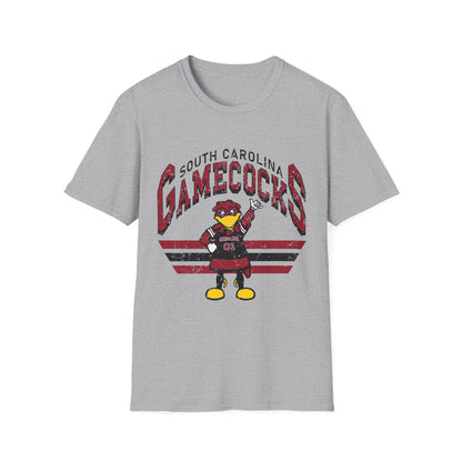Vintage Gamecocks Tee, Unisex Softstyle T-Shirt for Fans, Game Day Apparel, College Spirit Wear, South Carolina Merchandise