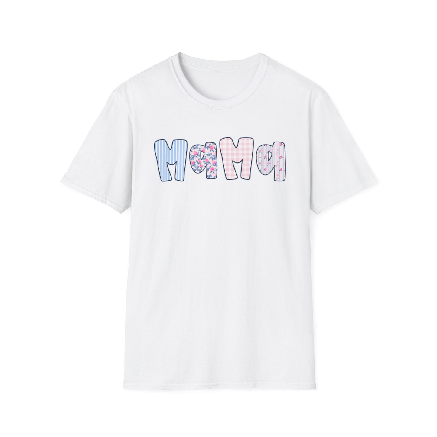 Mama Floral Letters T-Shirt