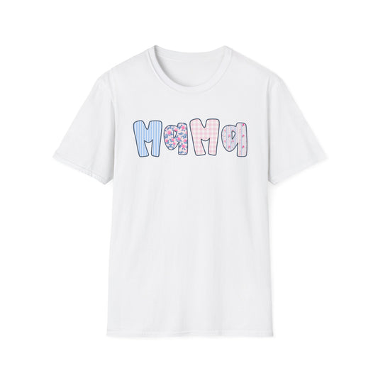 Mama Floral Letters T-Shirt