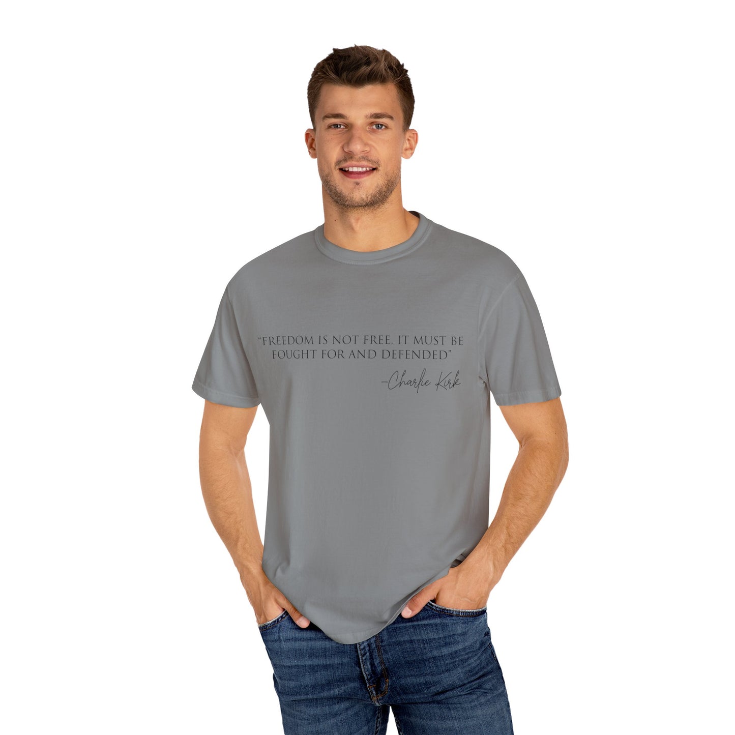 Freedom Quote Unisex T-Shirt, Motivational Tee, Gift for Activists, Casual Wear, Birthday Present, Statement Apparel