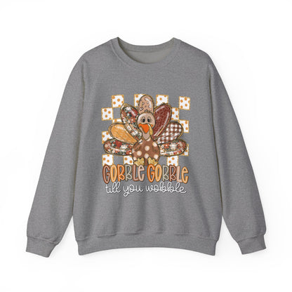 Thanksgiving Turkey Sweatshirt, Cozy Fall Sweater, Holiday Gift for Her, Fall Fashion, Family Gathering Attire
