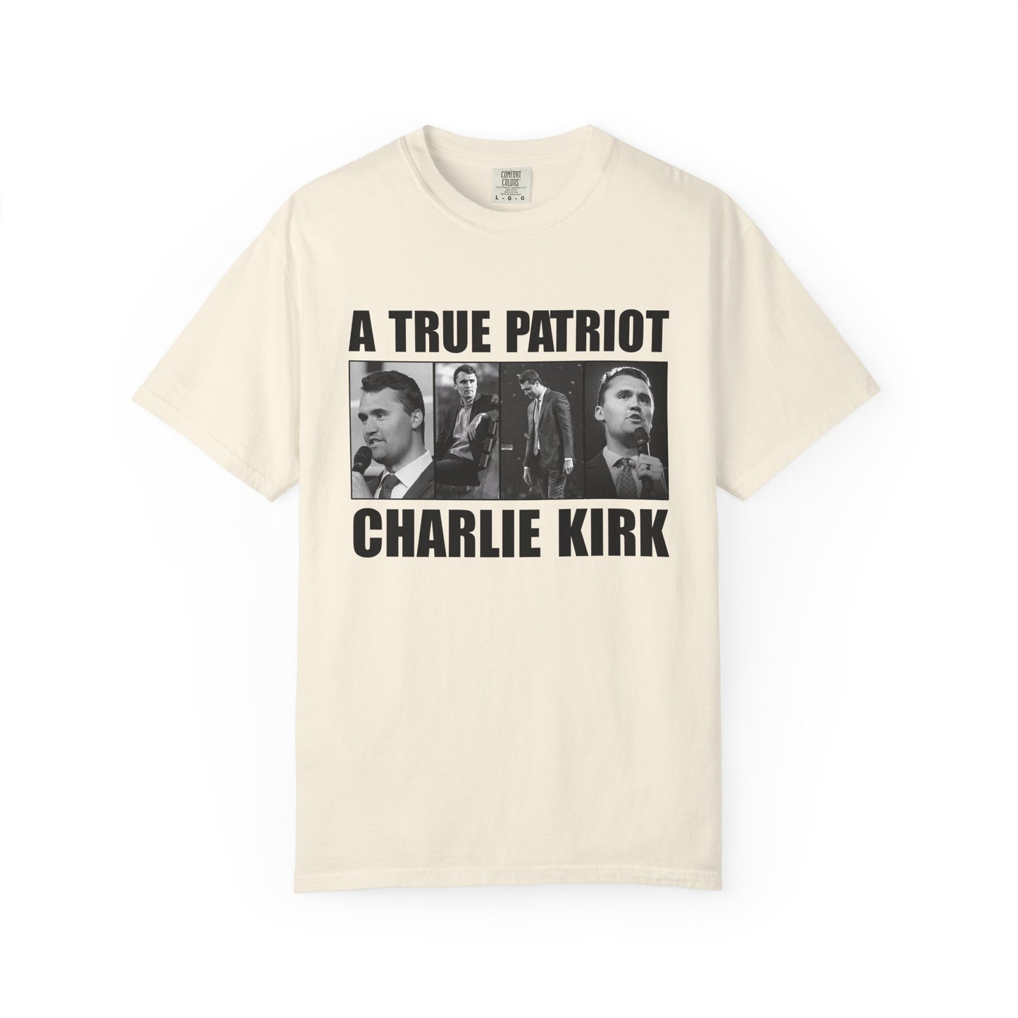 Patriotic Graphic Tee - A True Patriot, Charlie Kirk Shirt, Unisex Casual Wear, Gift for Conservatives, Election Day Apparel, Freedom [...]
