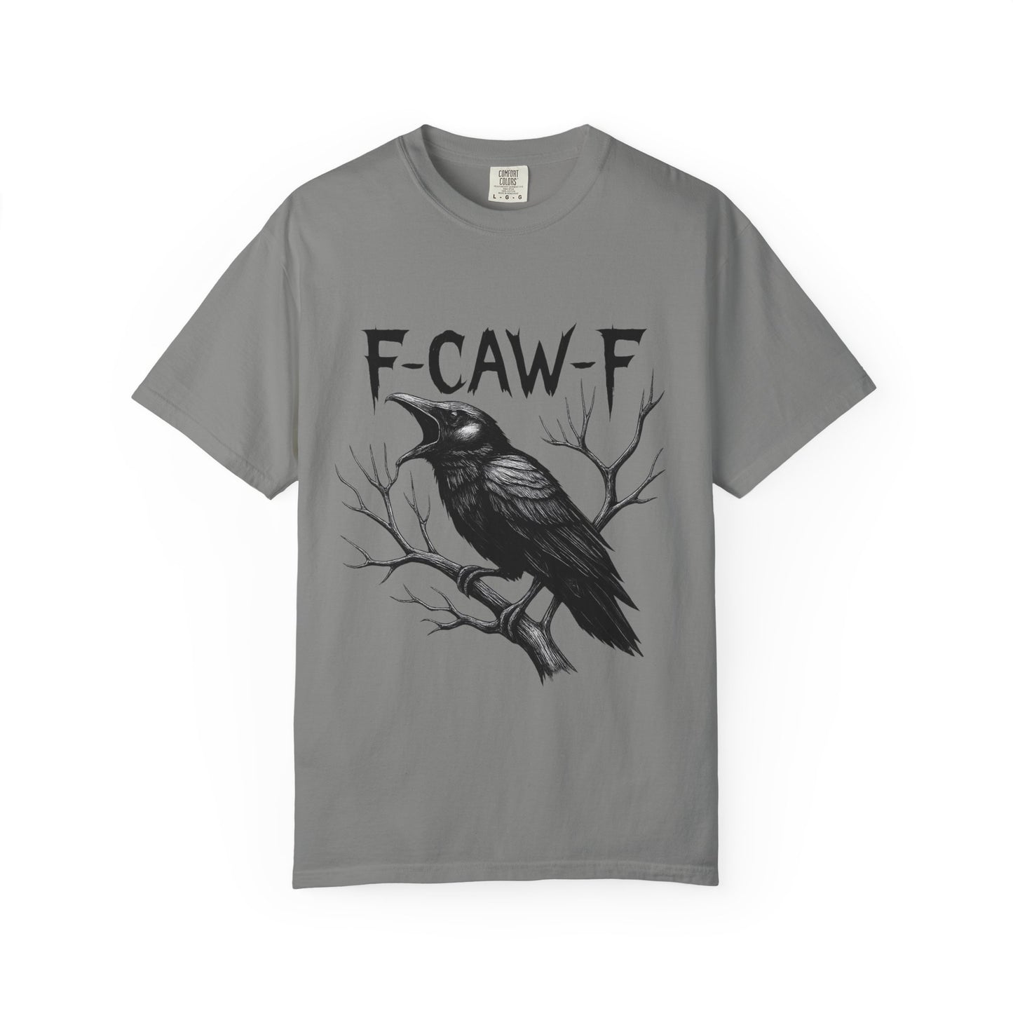 Gothic Raven T-Shirt, Unisex Graphic Tee, Casual Wear, Halloween Apparel, Unique Gift for Artists, Nature Lovers