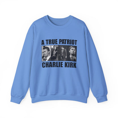 Unisex Heavy Blend™ Crewneck Sweatshirt - A True Patriot Charlie Kirk Sweatshirt, Cozy Gift for Patriots, Political Statement, [...]