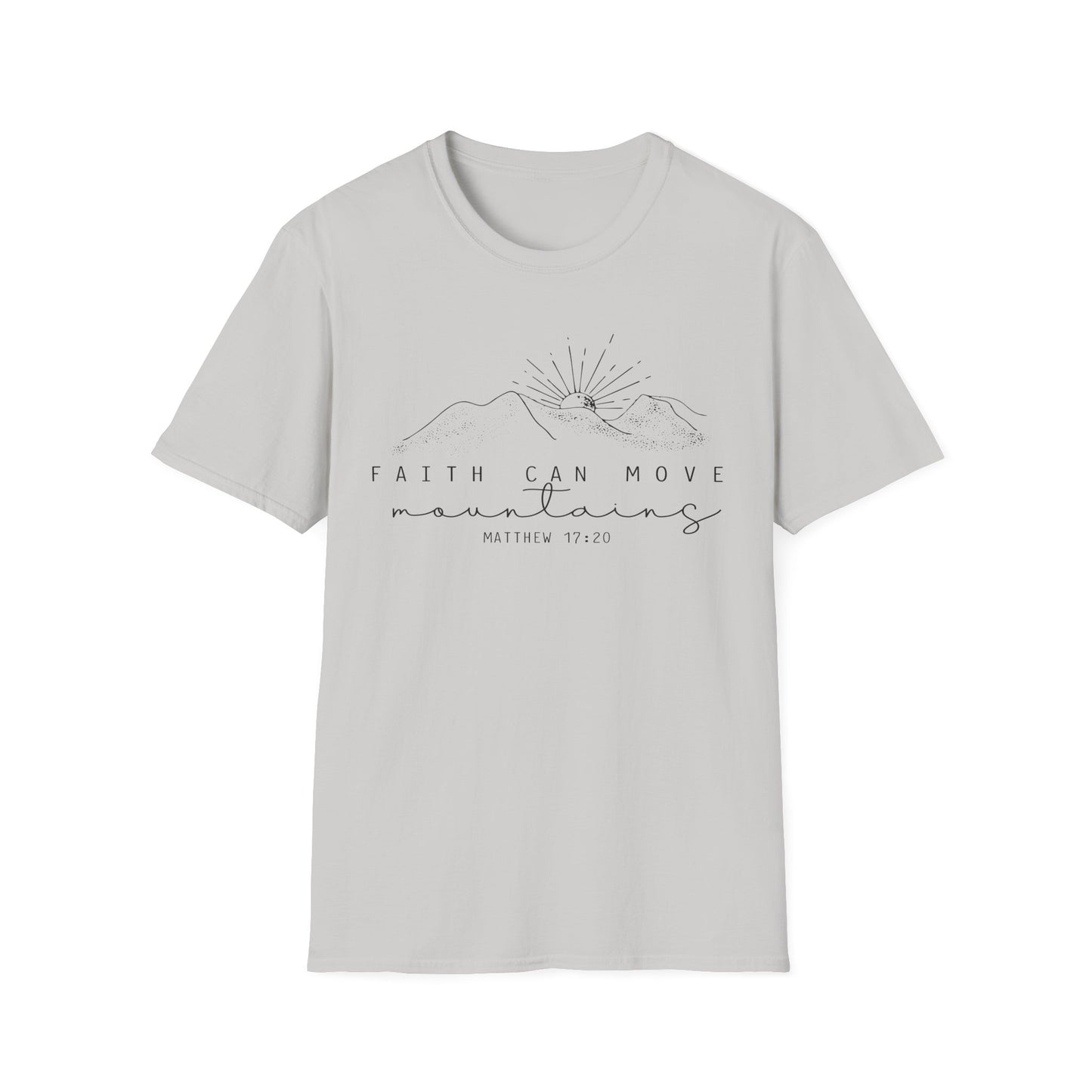 Faith Over Mountains Gildan Softstyle