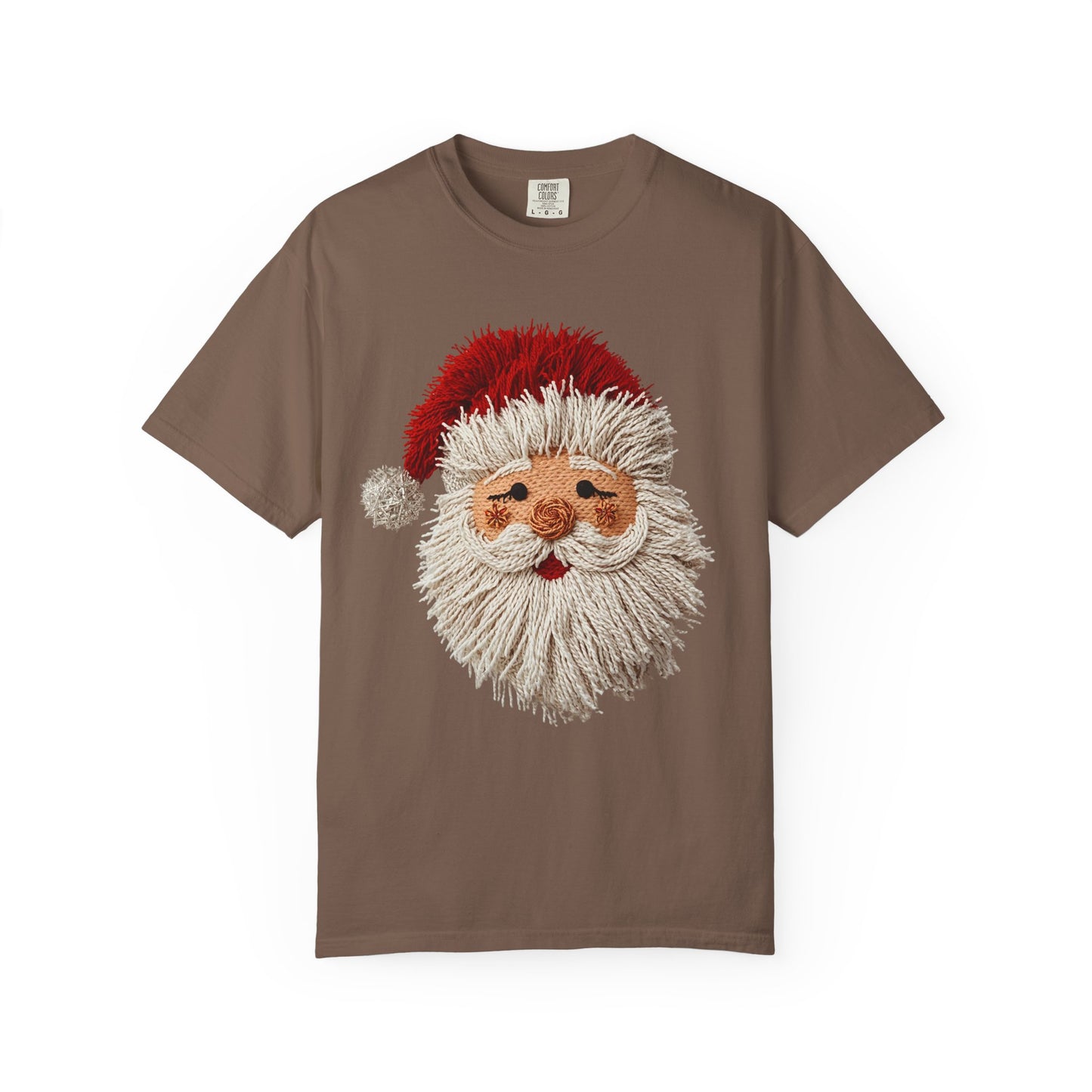 Festive Santa Face T-Shirt Comfort Colors