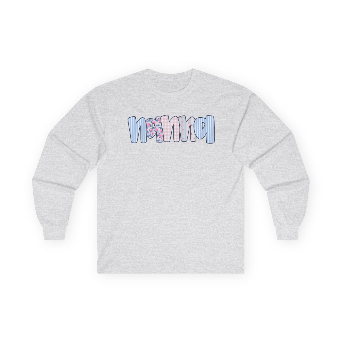Nanna Pink & Blue Floral Long Sleeve