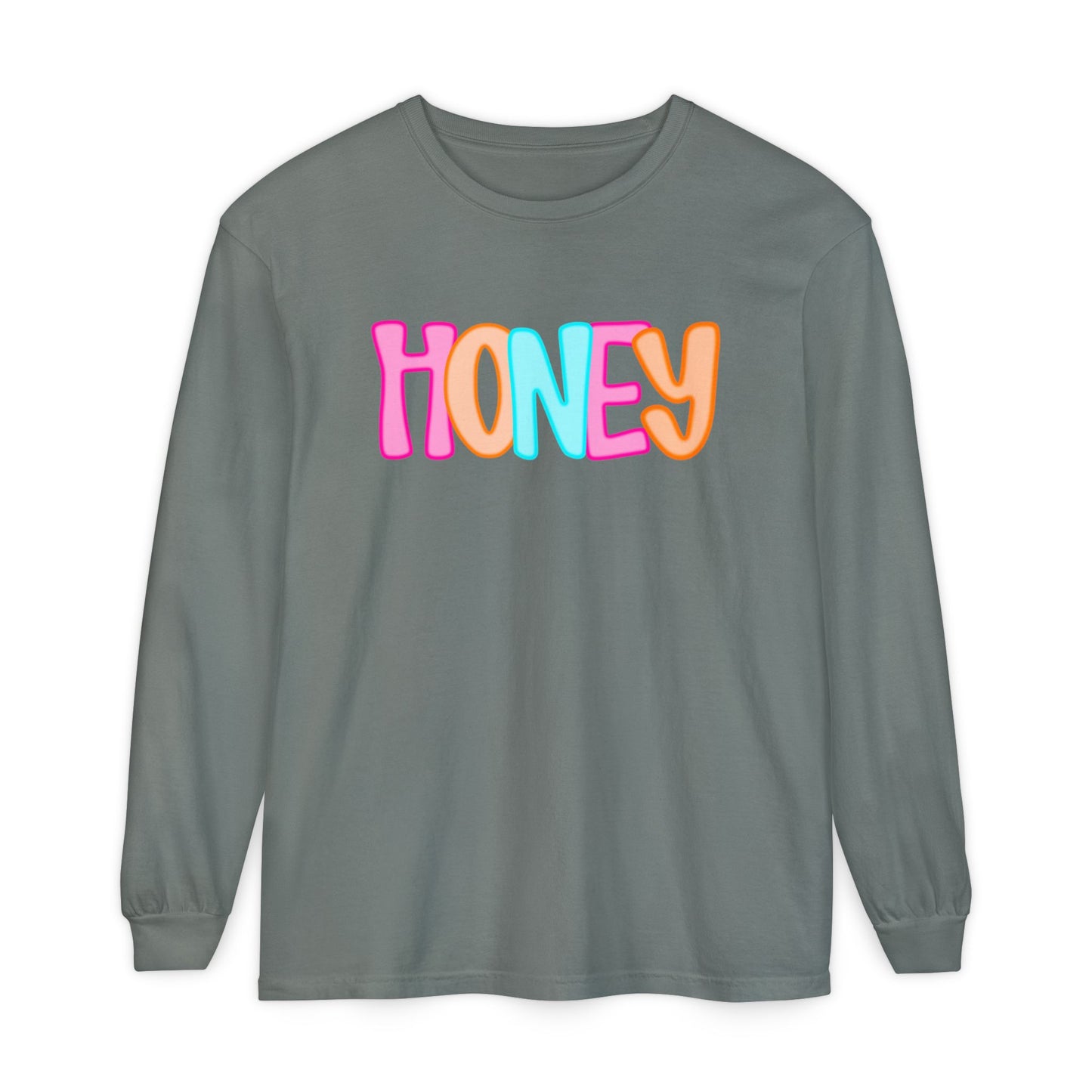 Honey Neon Comfort Color Long Sleeve