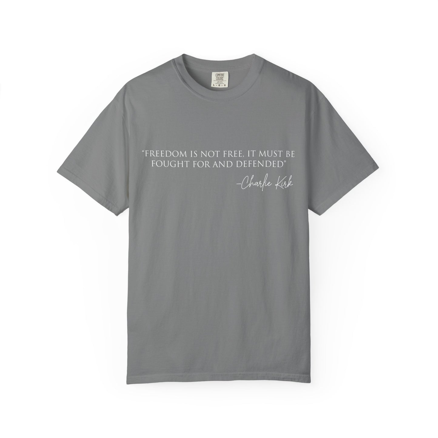 Freedom Quote T-Shirt, Inspirational Tee, Unisex Graphic Shirt, Motivational Gift, Casual Wear, Quote Apparel