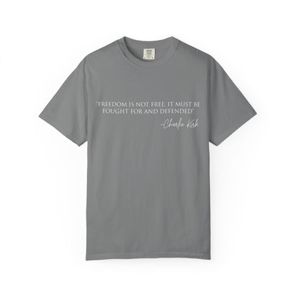 Freedom Quote T-Shirt, Inspirational Tee, Unisex Graphic Shirt, Motivational Gift, Casual Wear, Quote Apparel
