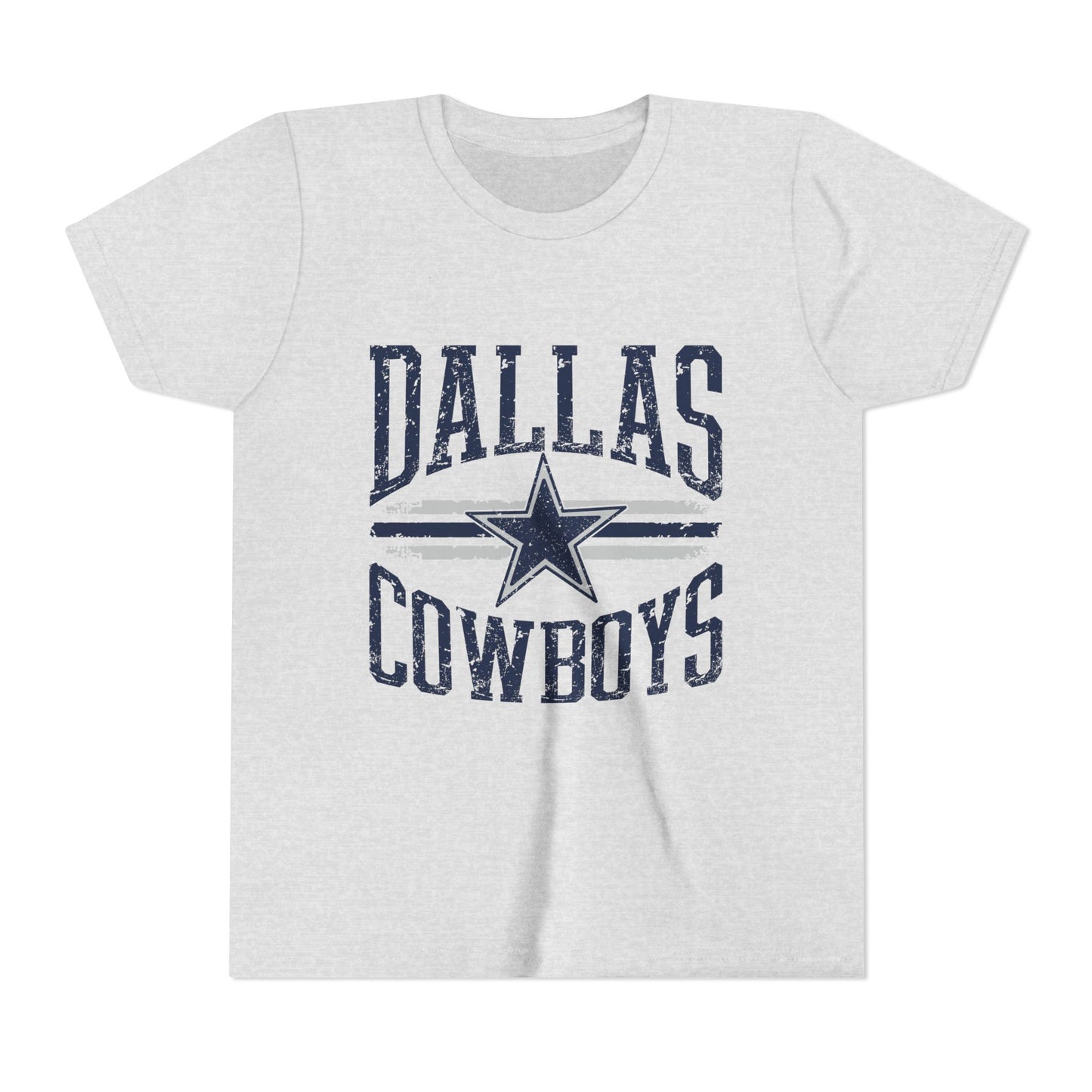 Dallas Cowboys Youth Tee - Perfect for Game Day, Sports Events, Birthdays, Gift for Young Fans, Comfortable Everyday Wear