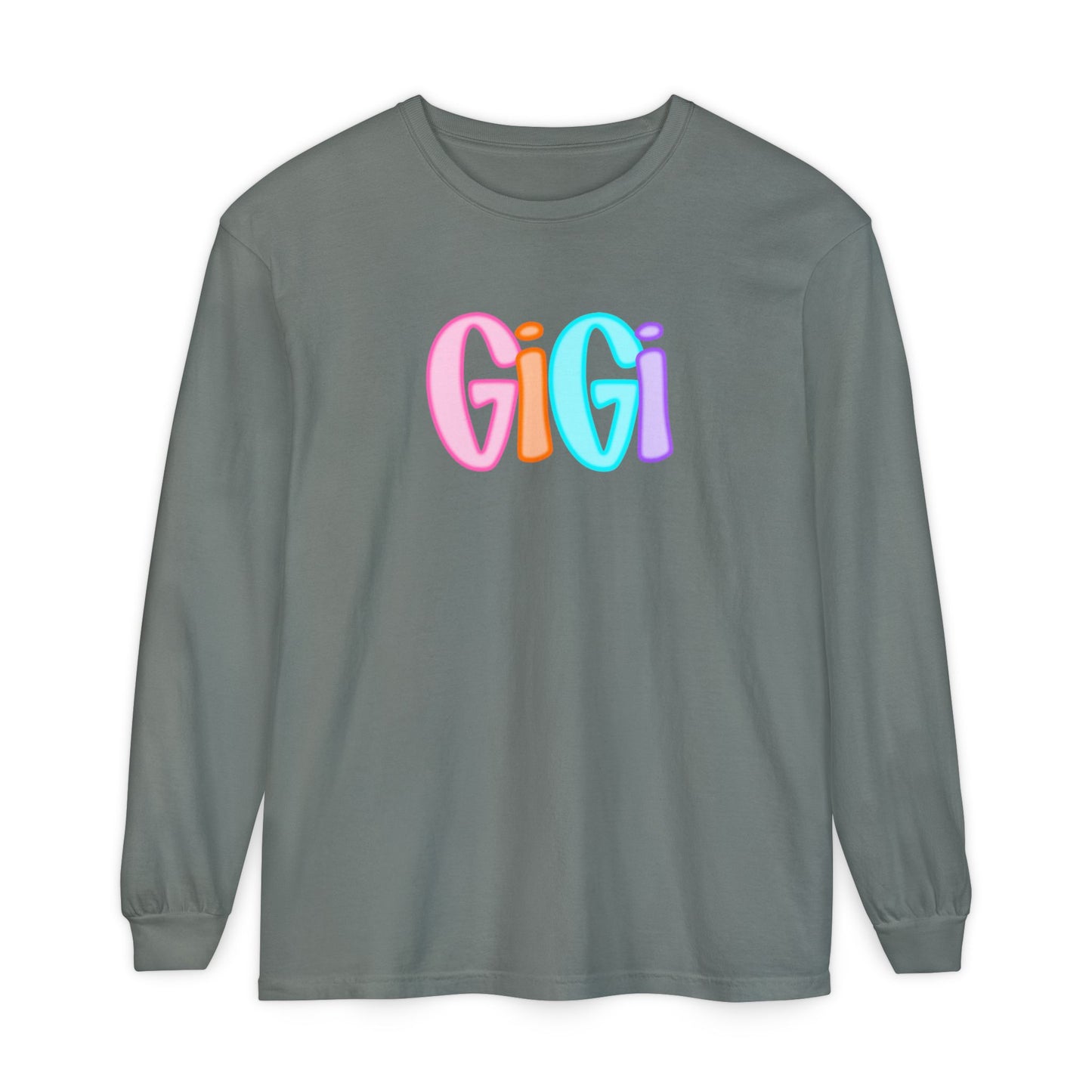 Gigi Neon Comfort Colors Long Sleeve