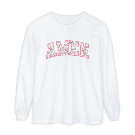 Amen Floral Long Sleeve Tee