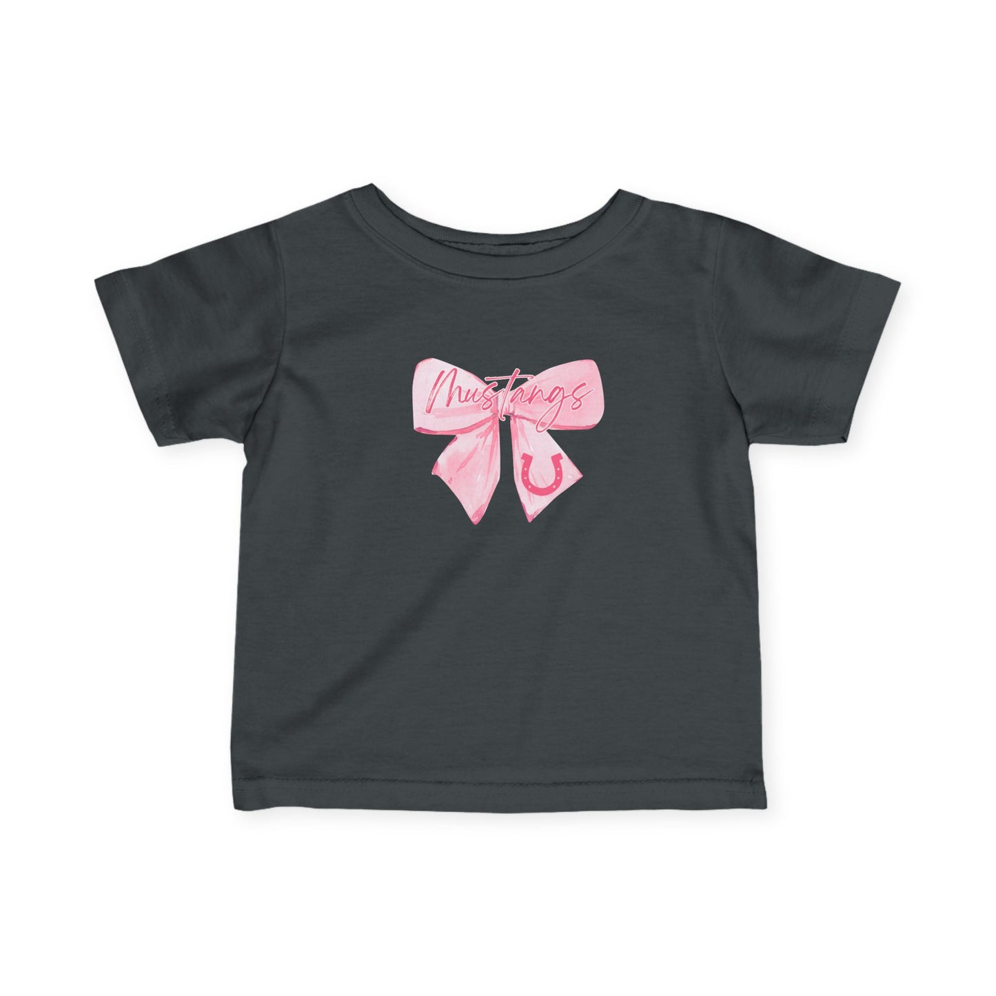 Adorable Infant Tee with Pink Bow Design, Cute Baby Shirt, Toddler Fashion, Baby Shower Gift, Kids Spring Outfit