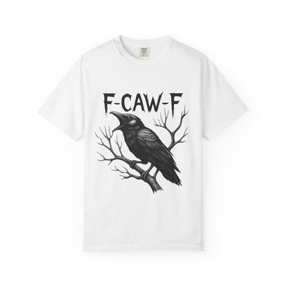 Gothic Raven T-Shirt, Unisex Graphic Tee, Casual Wear, Halloween Apparel, Unique Gift for Artists, Nature Lovers