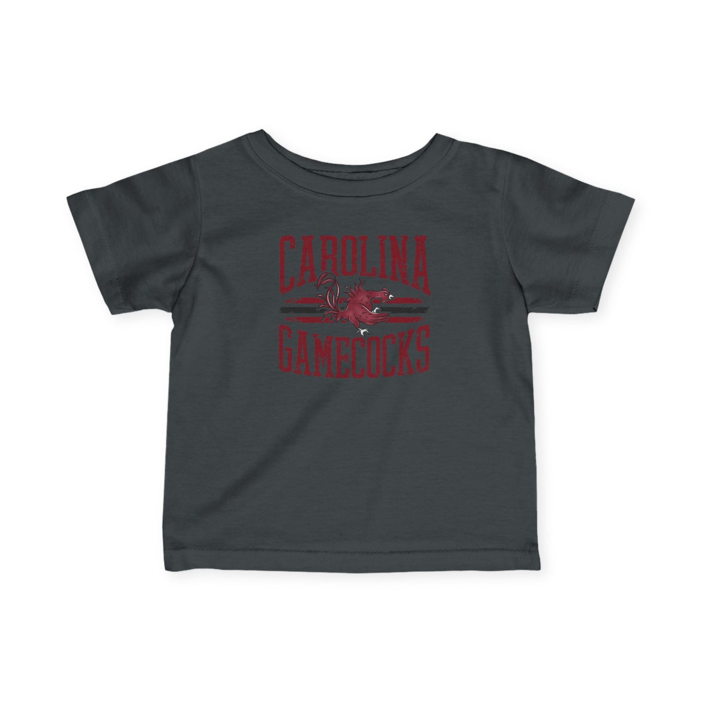 Baby Gamecocks Tee, Infant Carolina Gamecocks Shirt, Cute Toddler Gift, College Team Baby Clothes, Baby Sports Apparel