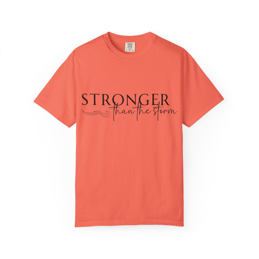 Empowering Garment-Dyed Unisex T-Shirt | Perfect for Every Day, Motivational Gift, Casual Wear, Strength in Adversity