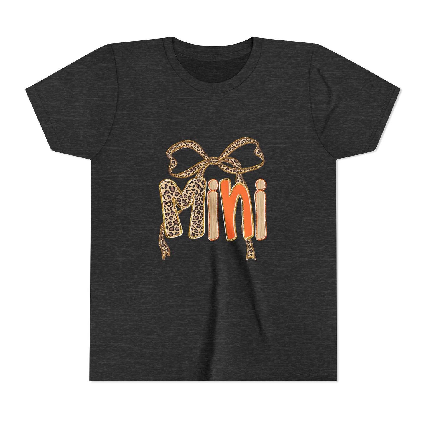 Mini Bow Youth Tee, Cute Kid's T-Shirt, Trendy Youth Apparel, Perfect for Birthdays, Fun Playtime Top, Gifts for Mini Fashionistas