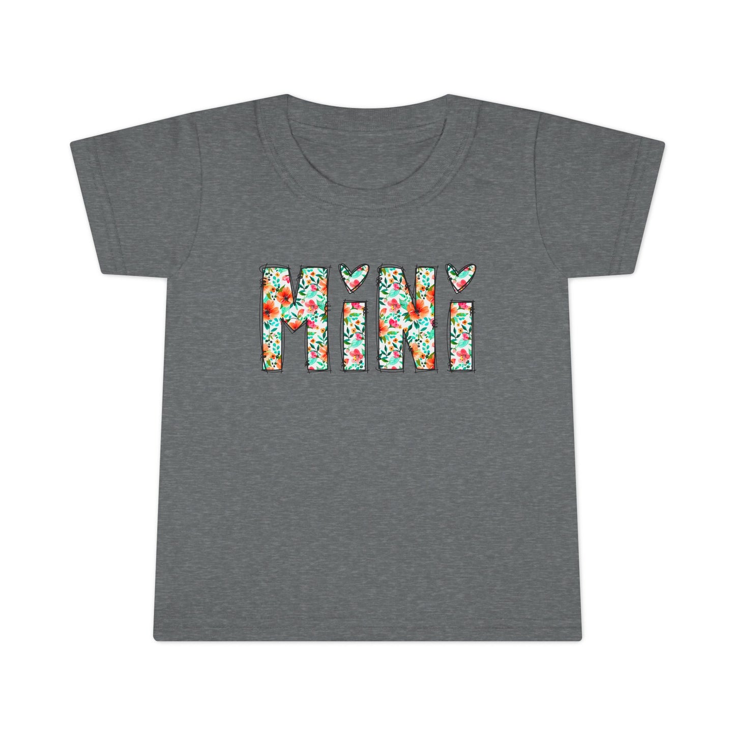 Floral 'Mini' Toddler T-Shirt