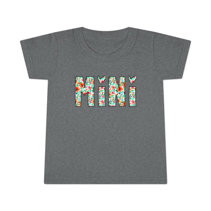 Floral 'Mini' Toddler T-Shirt