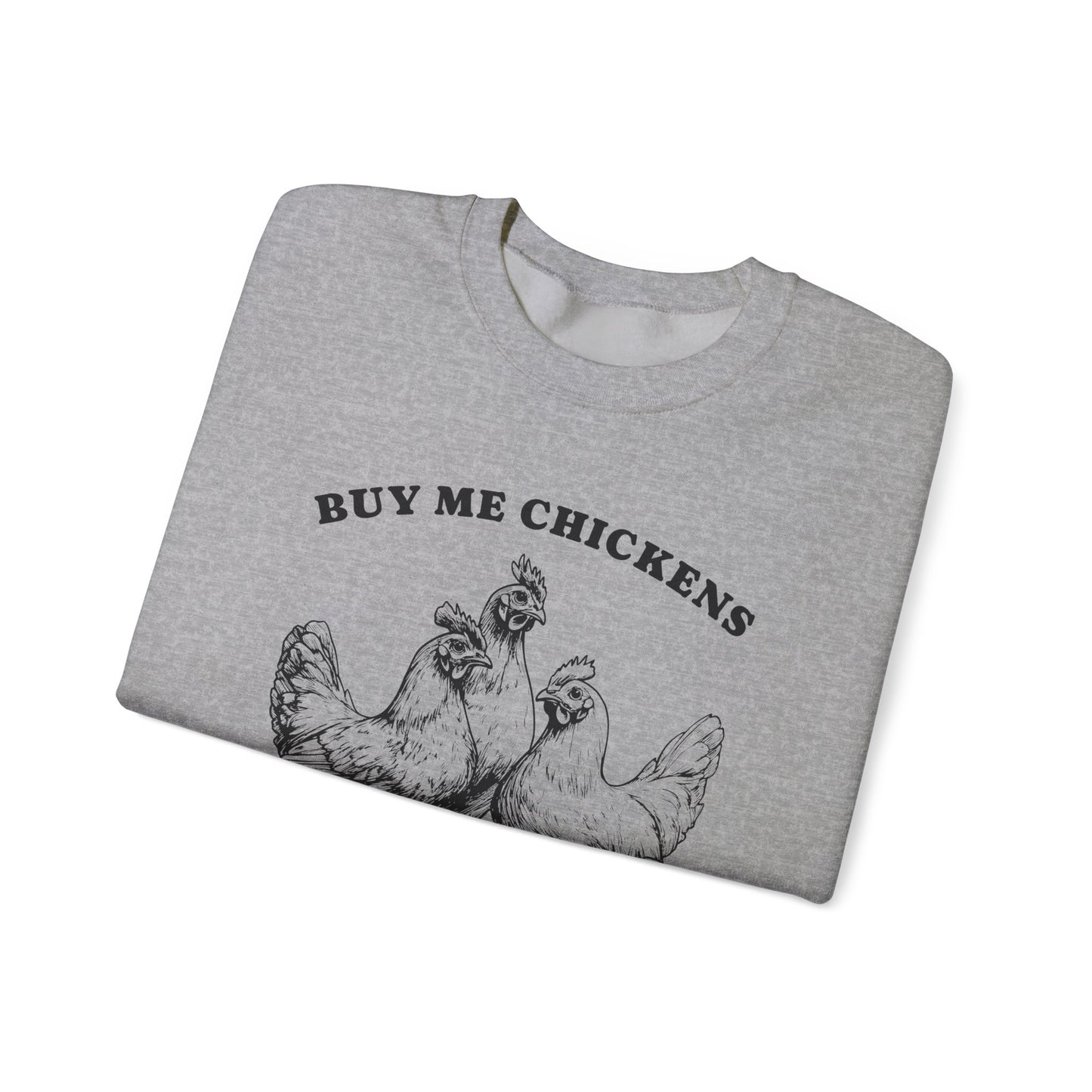 Charming Statement Sweatshirt: 'Buy Me Chickens' Style, Cozy Gift for Chicken Lovers, Fun Agriculture Apparel, Perfect for Farmhouse [...]