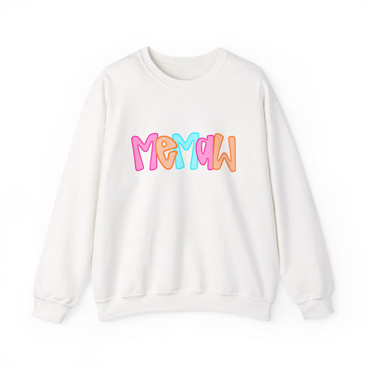 Memaw Neon Gildan Crewneck