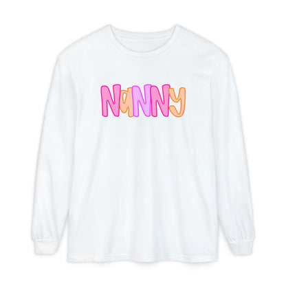 Nanny Neon Comfort Color Long Sleeves