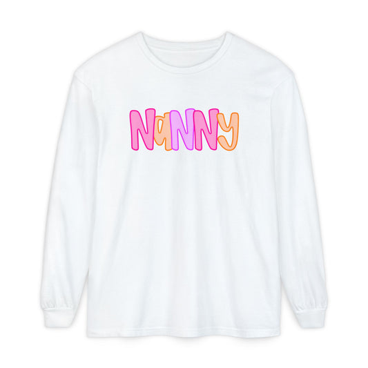 Nanny Neon Comfort Color Long Sleeves
