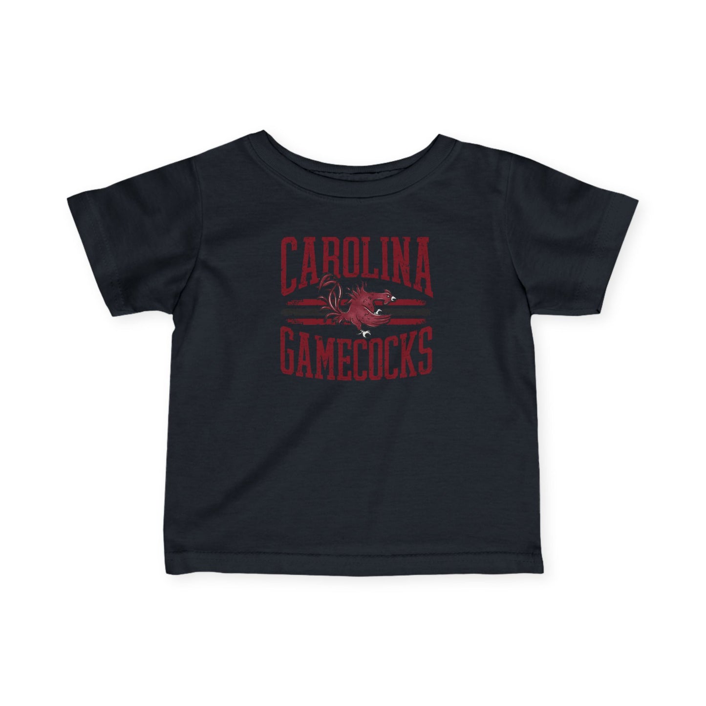 Baby Gamecocks Tee, Infant Carolina Gamecocks Shirt, Cute Toddler Gift, College Team Baby Clothes, Baby Sports Apparel