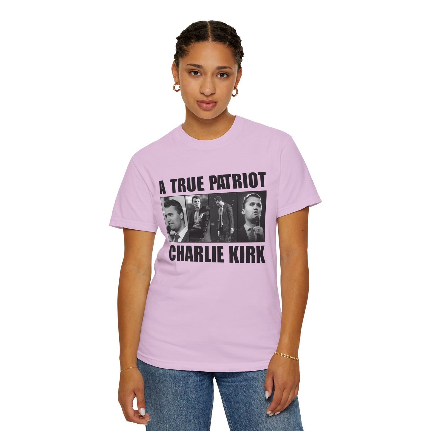 Patriotic Graphic Tee - A True Patriot, Charlie Kirk Shirt, Unisex Casual Wear, Gift for Conservatives, Election Day Apparel, Freedom [...]